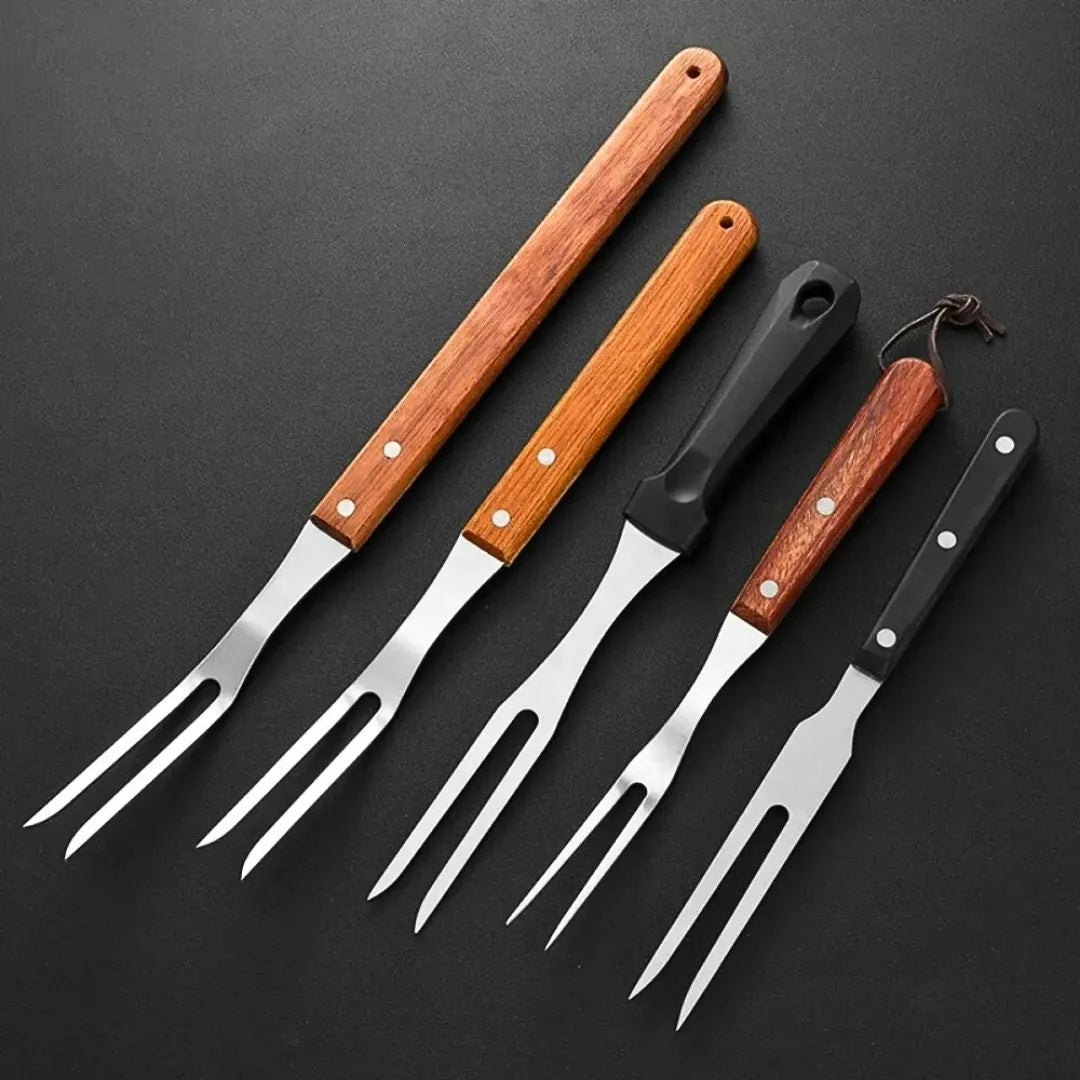 Garfos de Aço Inox - para Churrasco e Cozinha