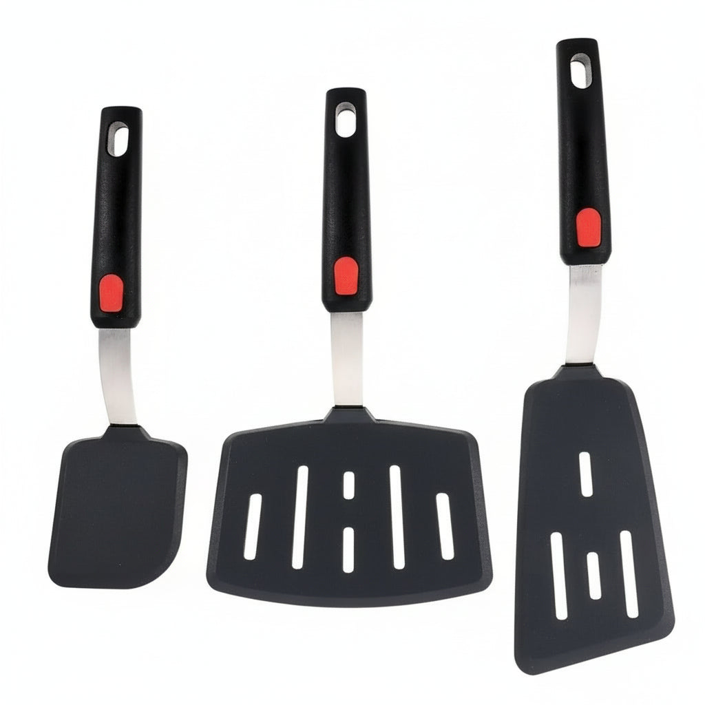 Kit de Espátulas de Cozinha de Silicone Resistente ao Calor - 600°F