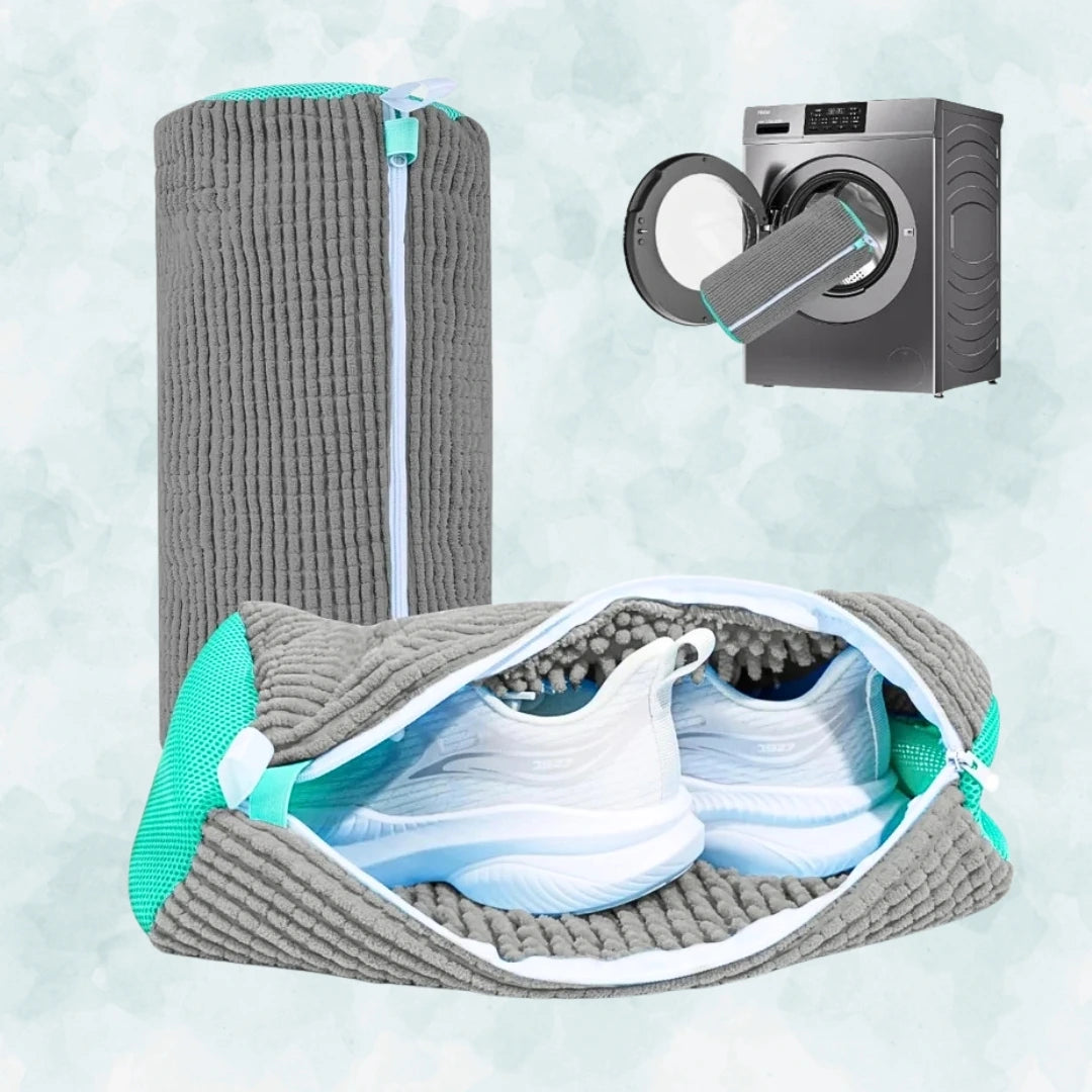 Saco de Lavagem para Calçados - Proteção 360º com Zíper