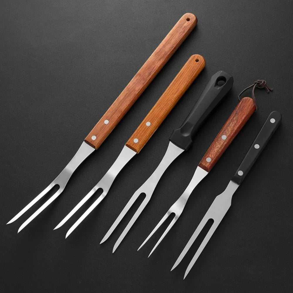 Garfos de Aço Inox - para Churrasco e Cozinha
