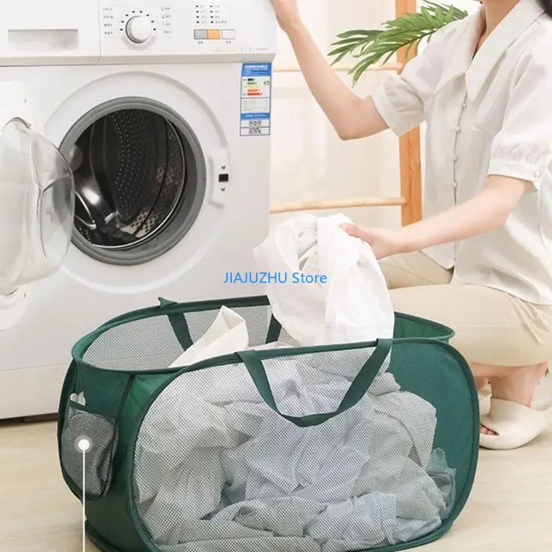 Cesto Organizador Ventilado Dobrável - Estrutura em Aço com Alças