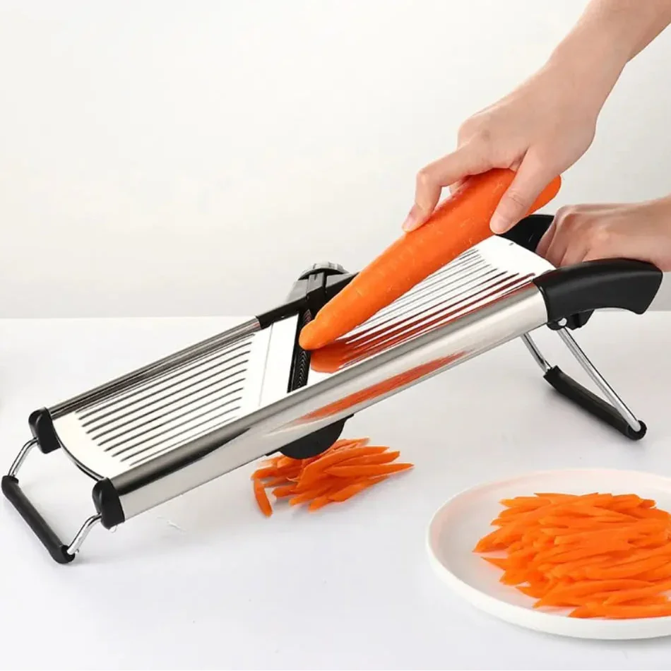 Fatiador de Vegetais Ajustável - De Aço Inox de 1 a 9mm