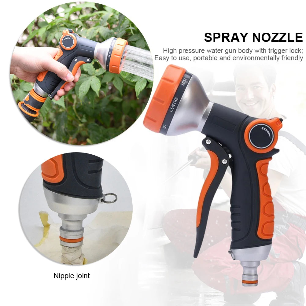 Pistola de Água Alta Pressão - com Bico Ajustável 5 Padrões