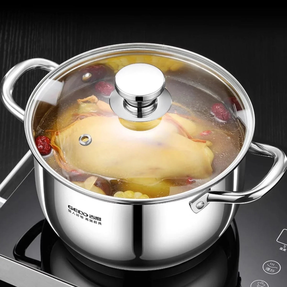 Panela Premium Inox 304 - Para Gás e Indução