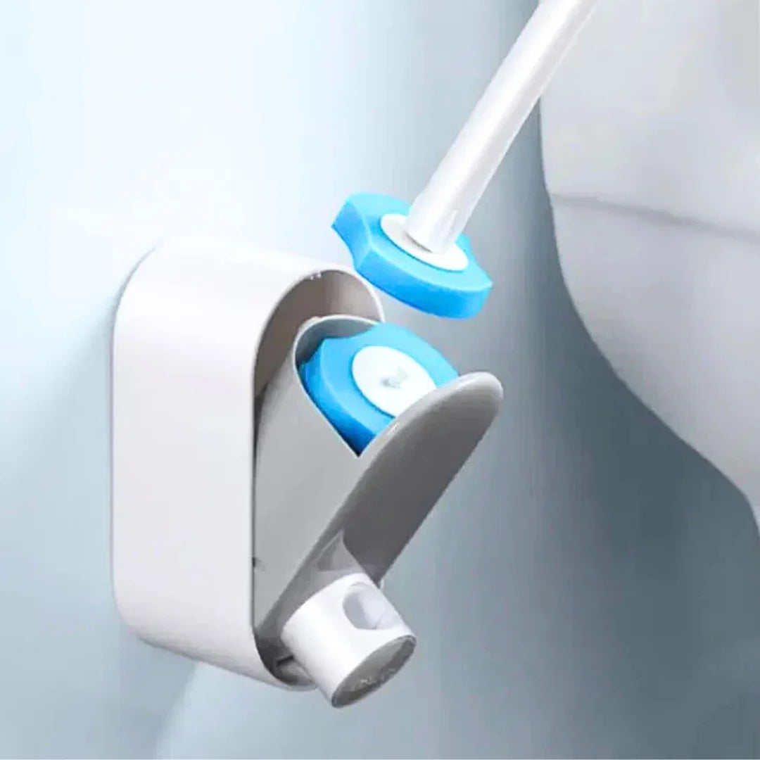 Suporte de Escova Sanitária de Parede - Cabo Longo