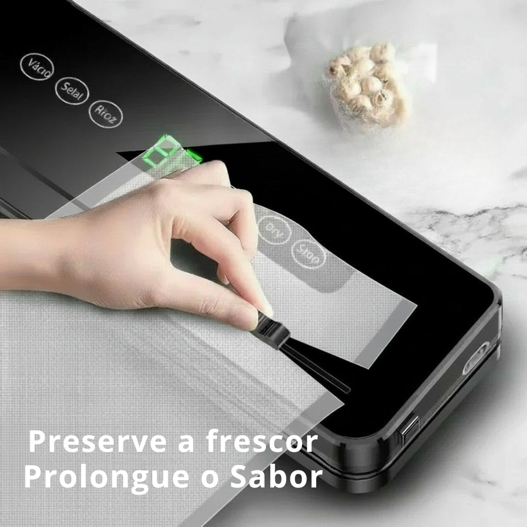 Seladora a Vácuo Automática - Com Tela Touch e Modo Úmido/Seco