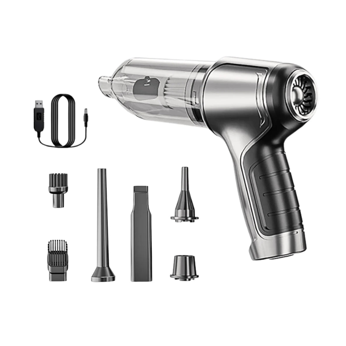 Aspirador Portátil Sem Fio - Carregamento USB