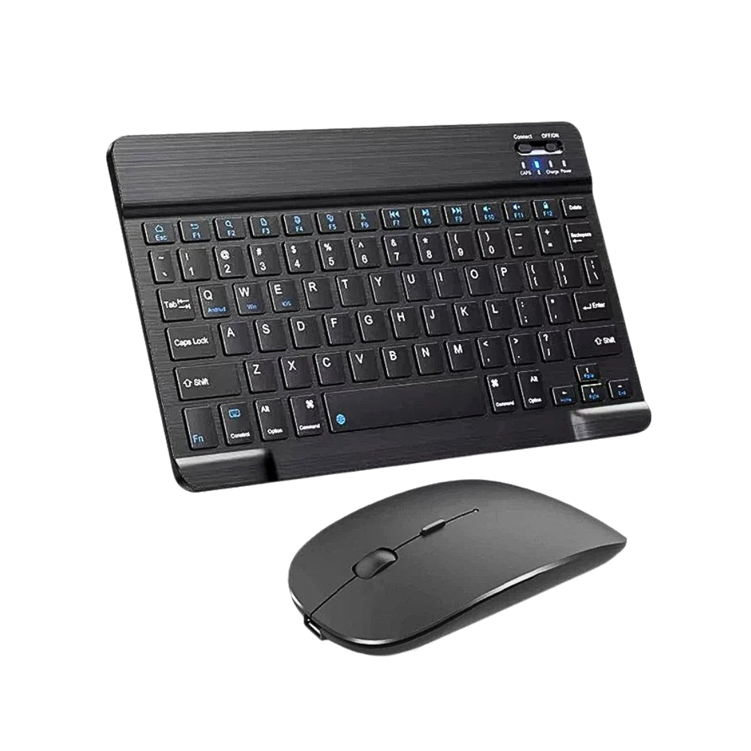 Teclado Bluetooth Multilíngue Silencioso - Recarregável