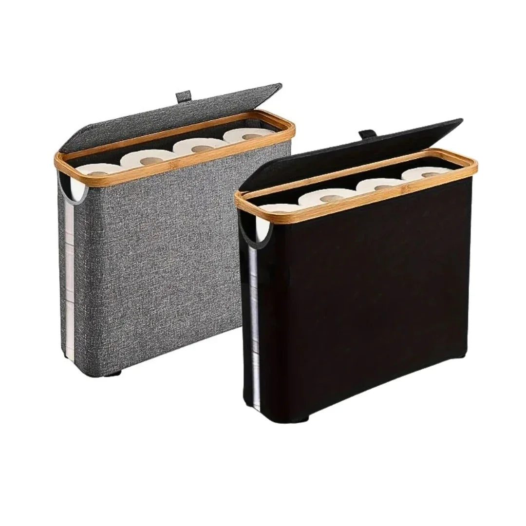 Organizador de Papel Higiênico - De Tecido para 12 Rolos