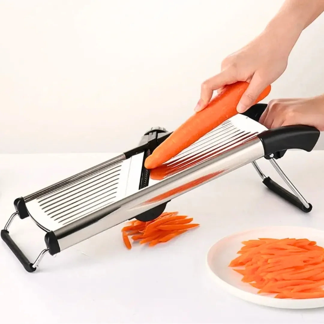 Fatiador de Vegetais Ajustável - De Aço Inox de 1 a 9mm