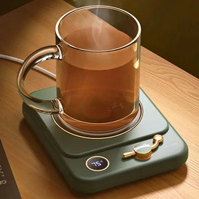 Aquecedor Elétrico de Xícaras - Com 3 Níveis de Temperatura e LED