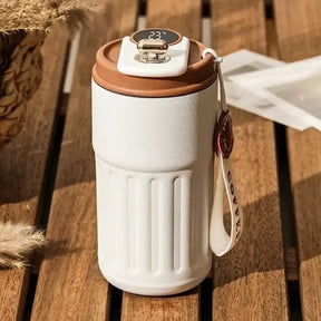 Copo Térmico de Aço Inox - Com Display Digital de Temperatura