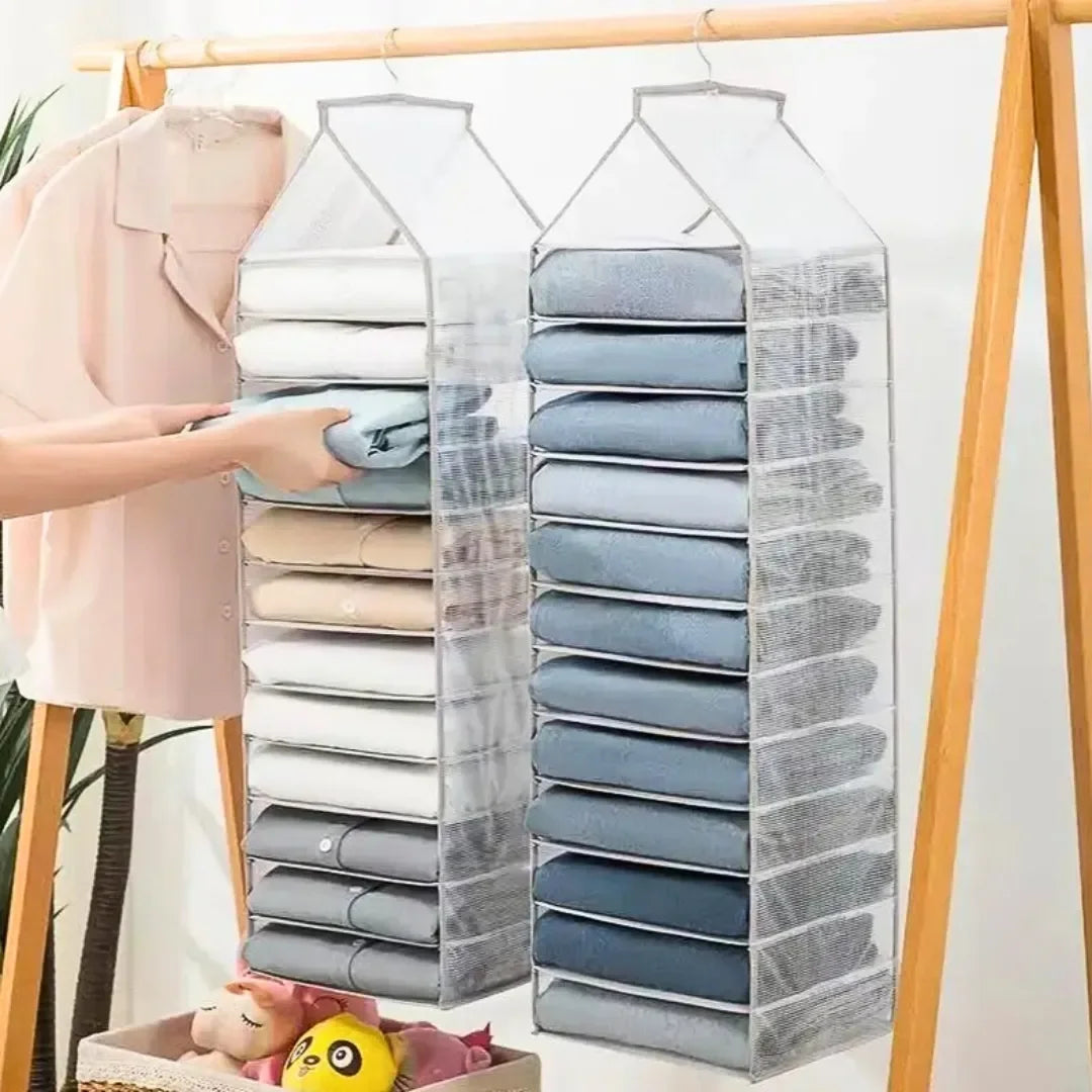 Organizador Quadrado para Roupas - De Poliéster