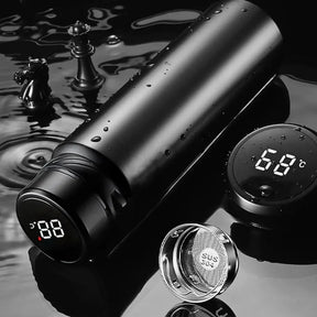 Garrafa Térmica com Visor LED - Aço Inox 304