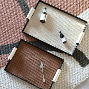 Bandeja Decorativa Estilo Nórdico - Em Melamina para Banheiro e Sala