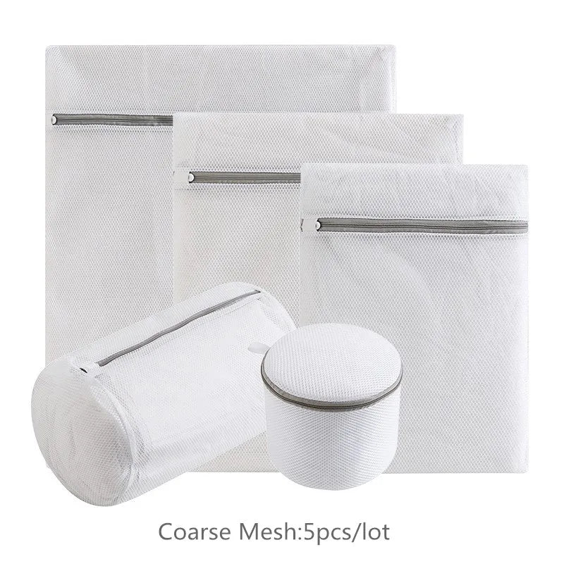 Kit Sacos de Malha para Roupas Delicadas