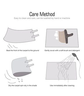 Tapete de Pelúcia Degrade - Macio e Antiderrapante para Quarto