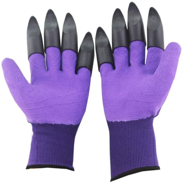 Luvas de Jardinagem - Com Garras para Cavar e Plantar