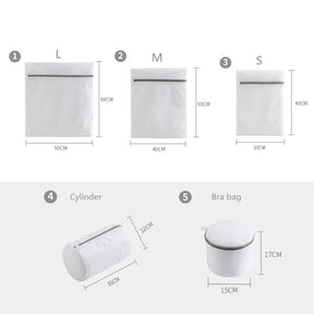 Kit Sacos de Malha para Roupas Delicadas