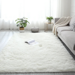 Tapete de Pelúcia Degrade - Macio e Antiderrapante para Quarto