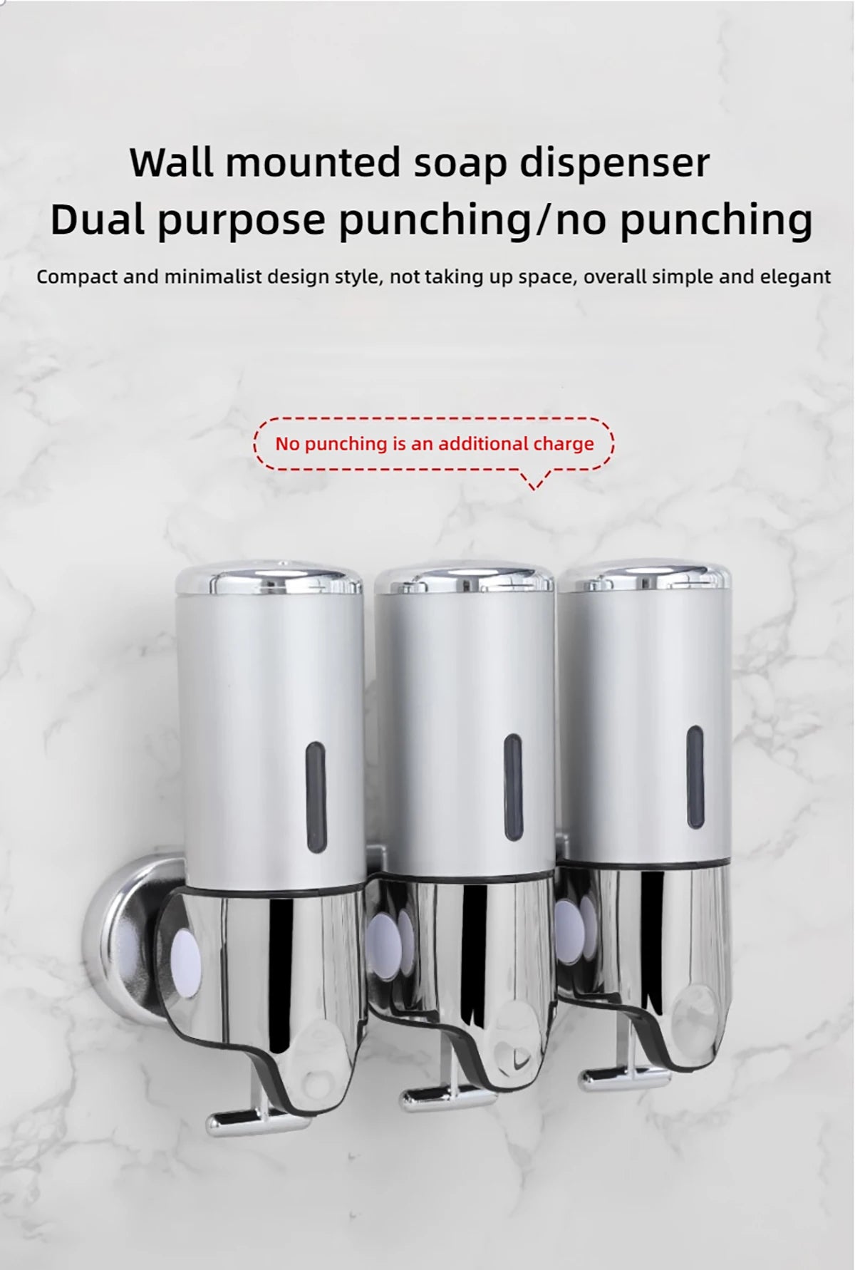 Dispenser de Sabão de Parede - Em ABS