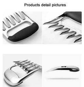 Garfos de Corte Garra Estilo Urso -em Aço Inox 6 Dentes