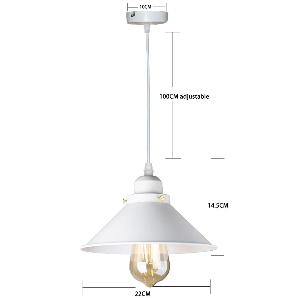 Luminária Pendente Estilo Vintage - De Ferro