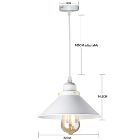 Luminária Pendente Estilo Vintage - De Ferro