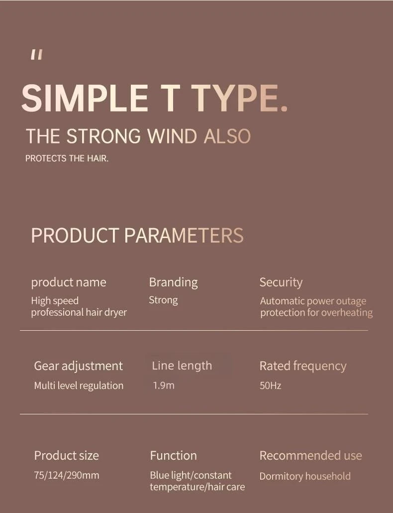 Secador de Cabelo 2000W - Tecnologia Iônica 5 Velocidades