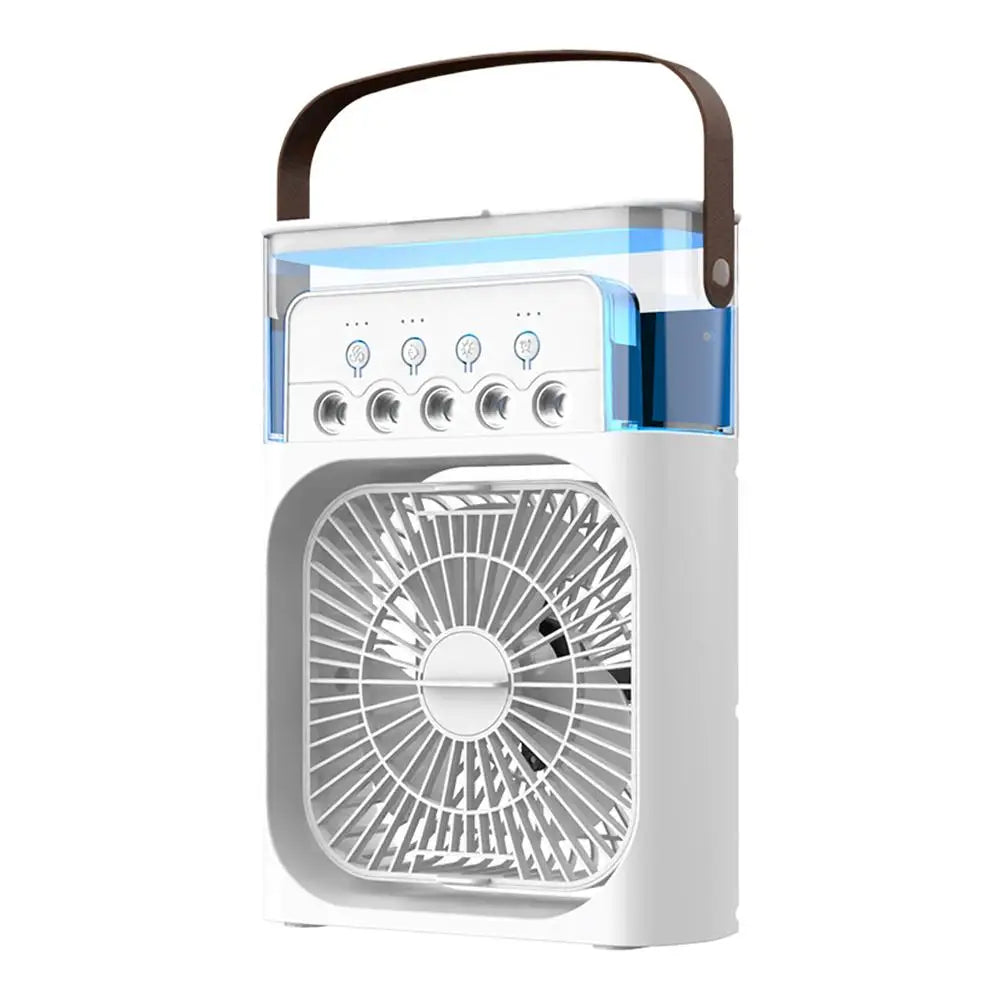 Climatizador Portátil 3 em 1 — Frescor Inteligente com USB-C