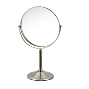 Espelho de Maquiagem 8 Polegadas - Ampliação 10x com Rotação 360º