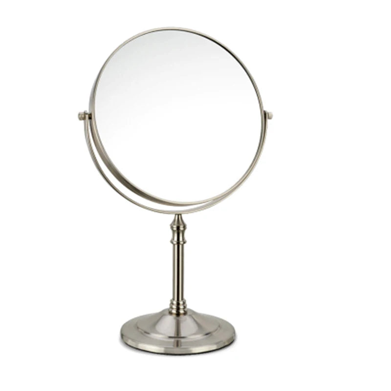 Espelho de Maquiagem 8 Polegadas - Ampliação 10x com Rotação 360º