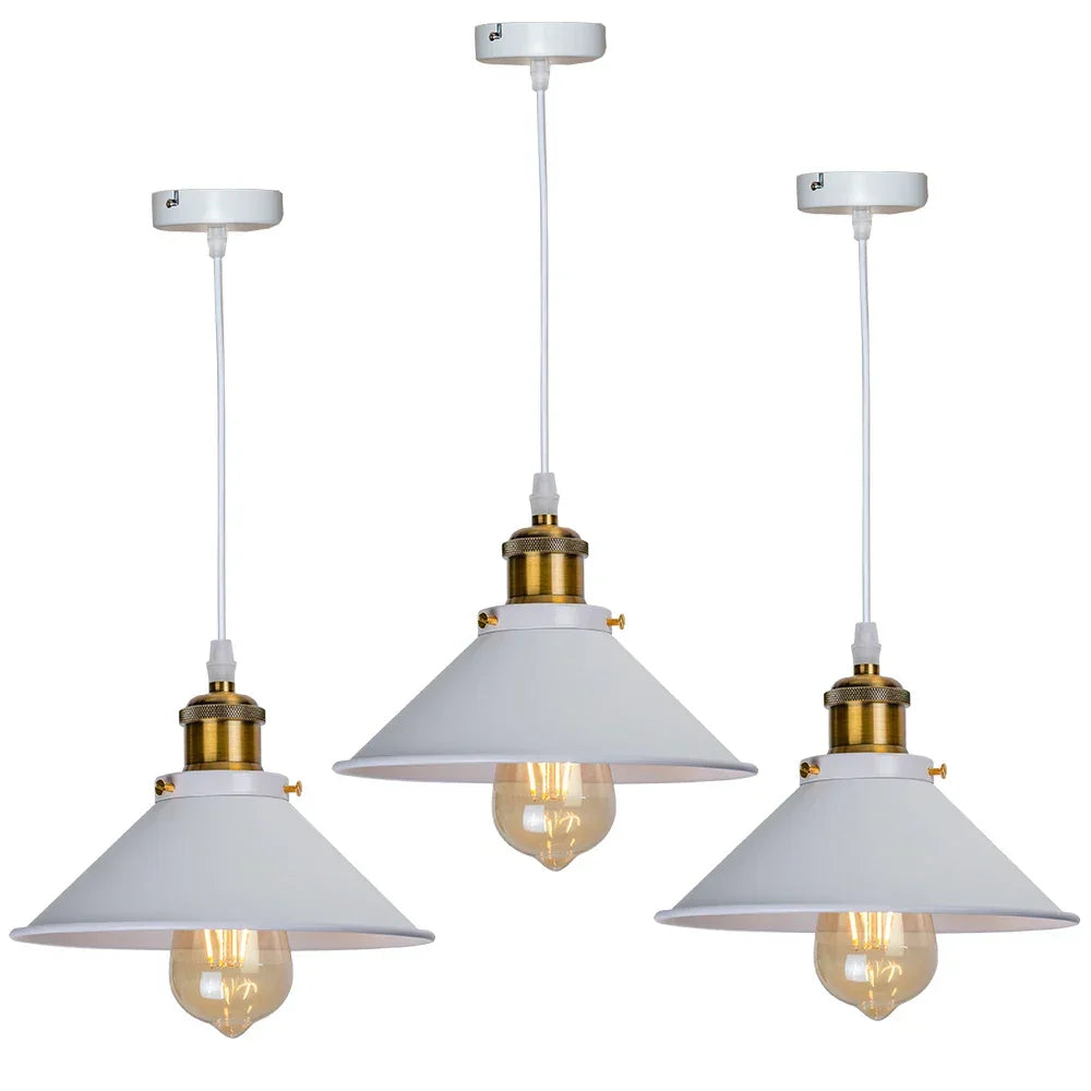 Luminária Pendente Estilo Vintage - De Ferro