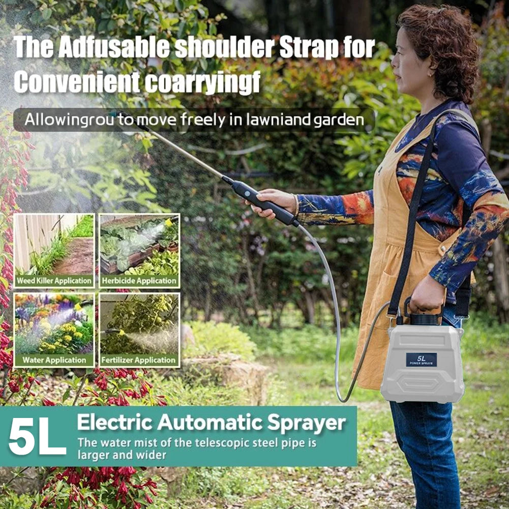 Pulverizador Elétrico de Ombro - com Bico Ajustável