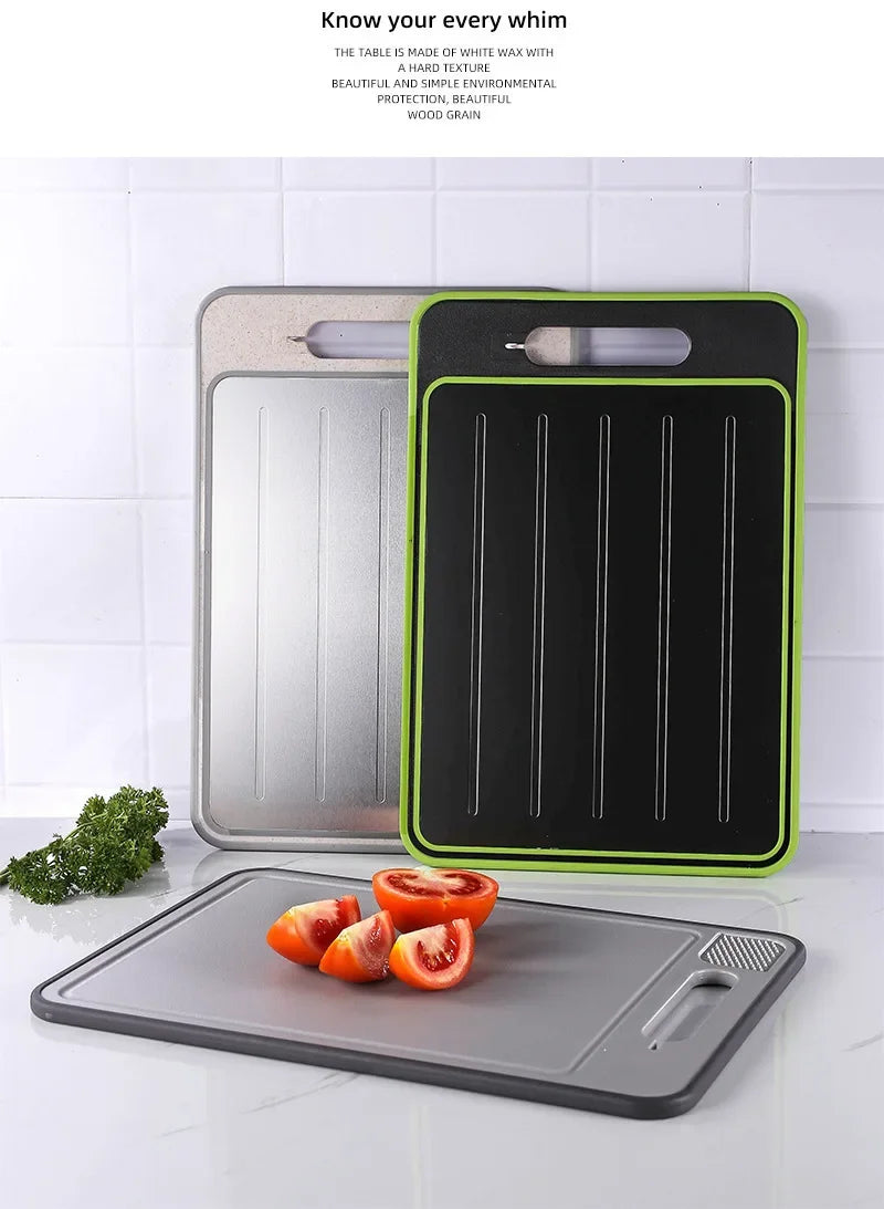 Tábua de Corte Multifuncional - Com Afiador e Picador Integrado