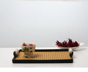 Bandeja Decorativa Estilo Nórdico - Em Melamina para Banheiro e Sala