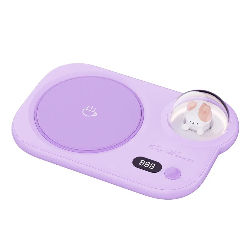 Aquecedor Elétrico de Xícaras - Com 3 Níveis de Temperatura e LED