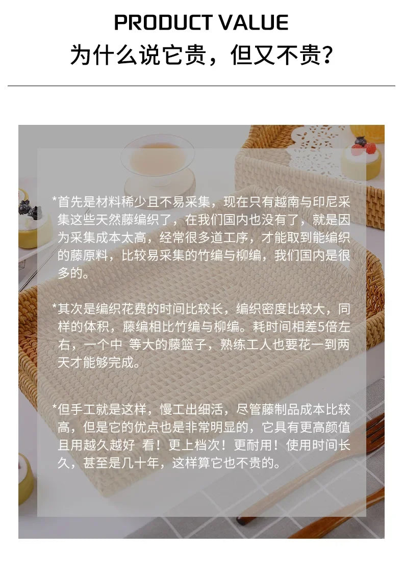 Cesta Artesanal em Vime Natural - Pães e Frutas