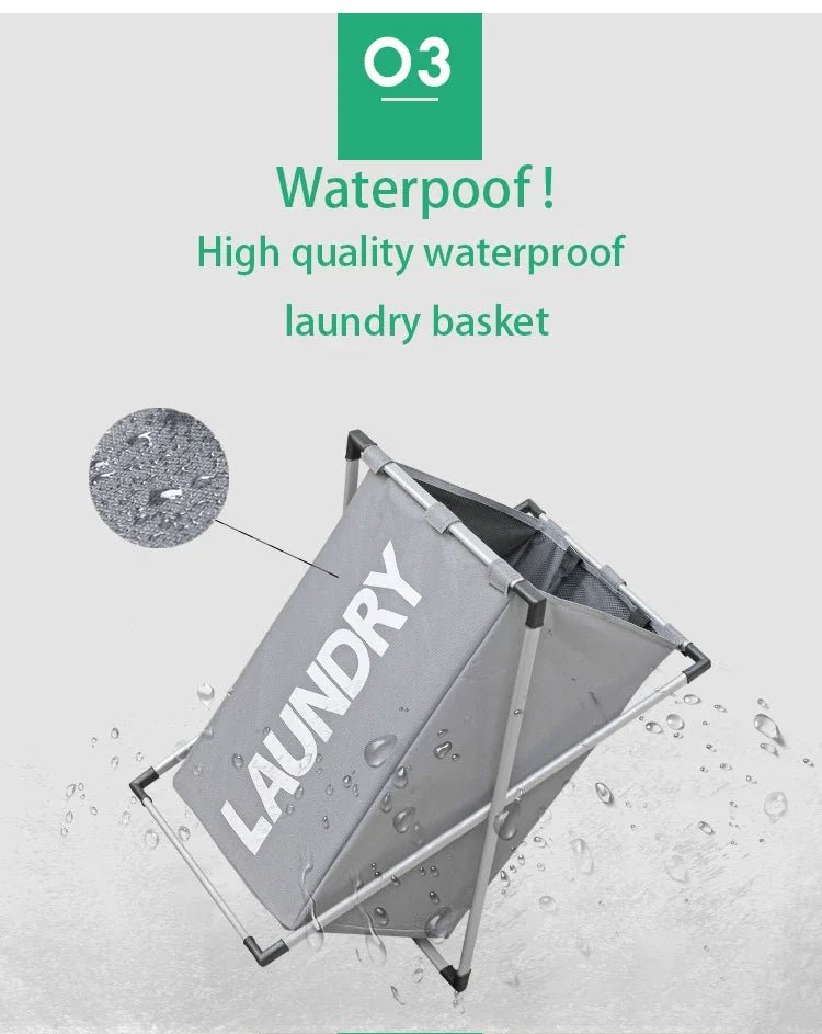 Cesto Organizador de Roupas Dobrável - Impermeável em Oxford