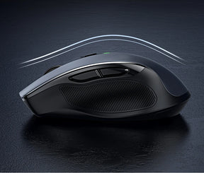 Mouse Sem Fio Ergonômico — 4000 DPI e Clique Silencioso