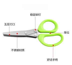 Tesoura Multicamadas de Cozinha - Para Corte modulado de Ervas