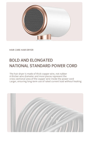 Secador de Cabelo 2000W - Tecnologia Iônica 5 Velocidades