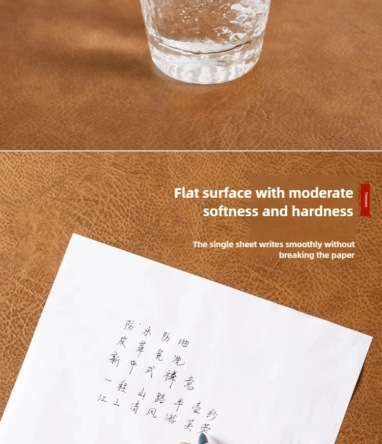 Mousepad Retrô Antiderrapante - Couro PU