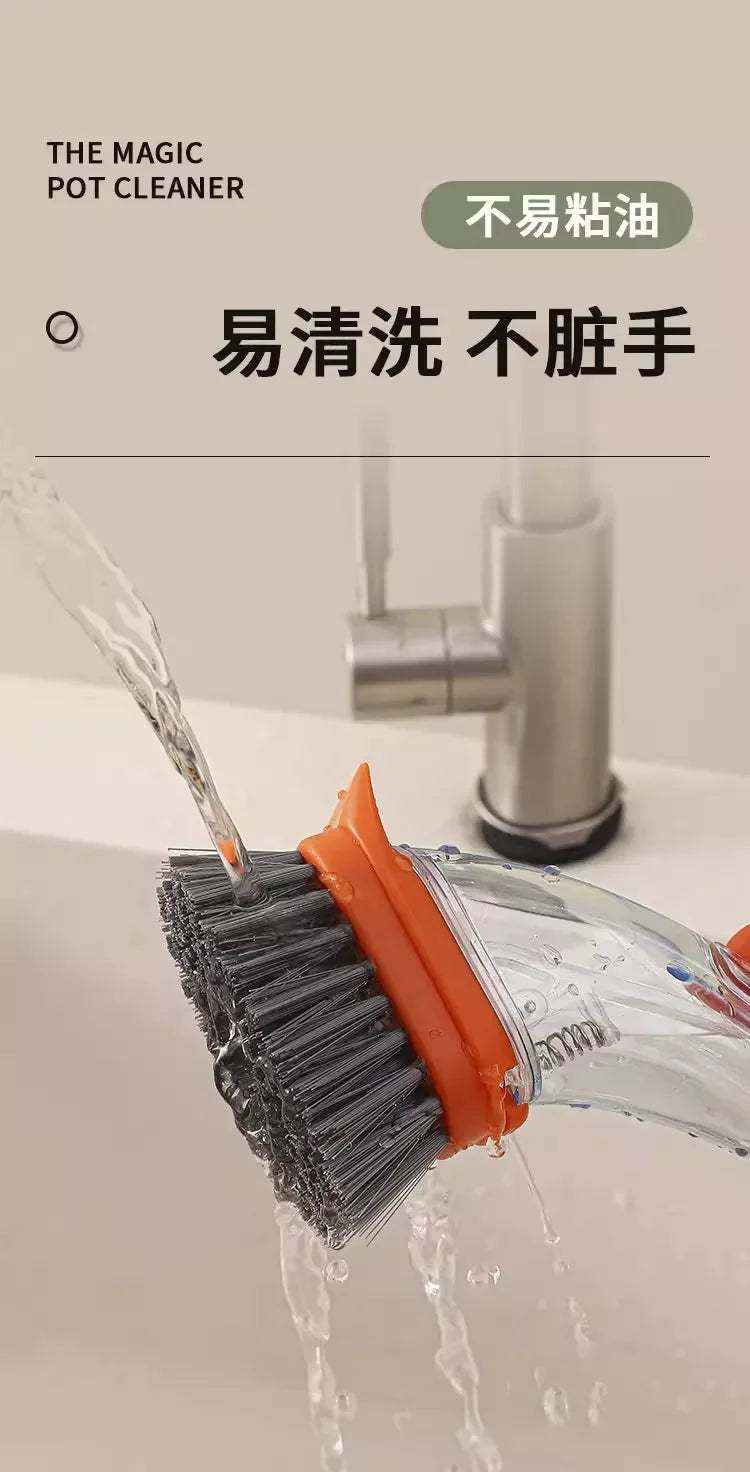 Escova Manual para Limpeza de Panela - em ABS Ecológico