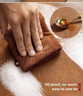 Mousepad Retrô Antiderrapante - Couro PU