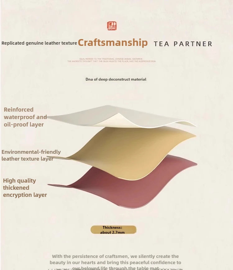 Mousepad Retrô Antiderrapante - Couro PU