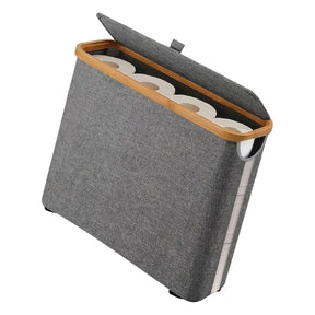 Organizador de Papel Higiênico - De Tecido para 12 Rolos