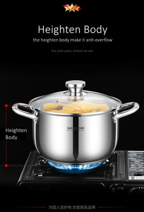 Panela Premium Inox 304 - Para Gás e Indução