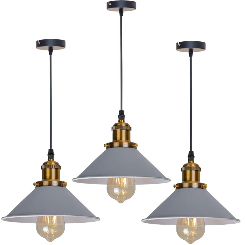 Luminária Pendente Estilo Vintage - De Ferro