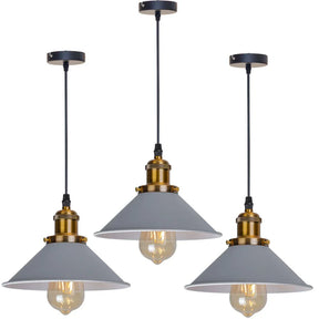 Luminária Pendente Estilo Vintage - De Ferro